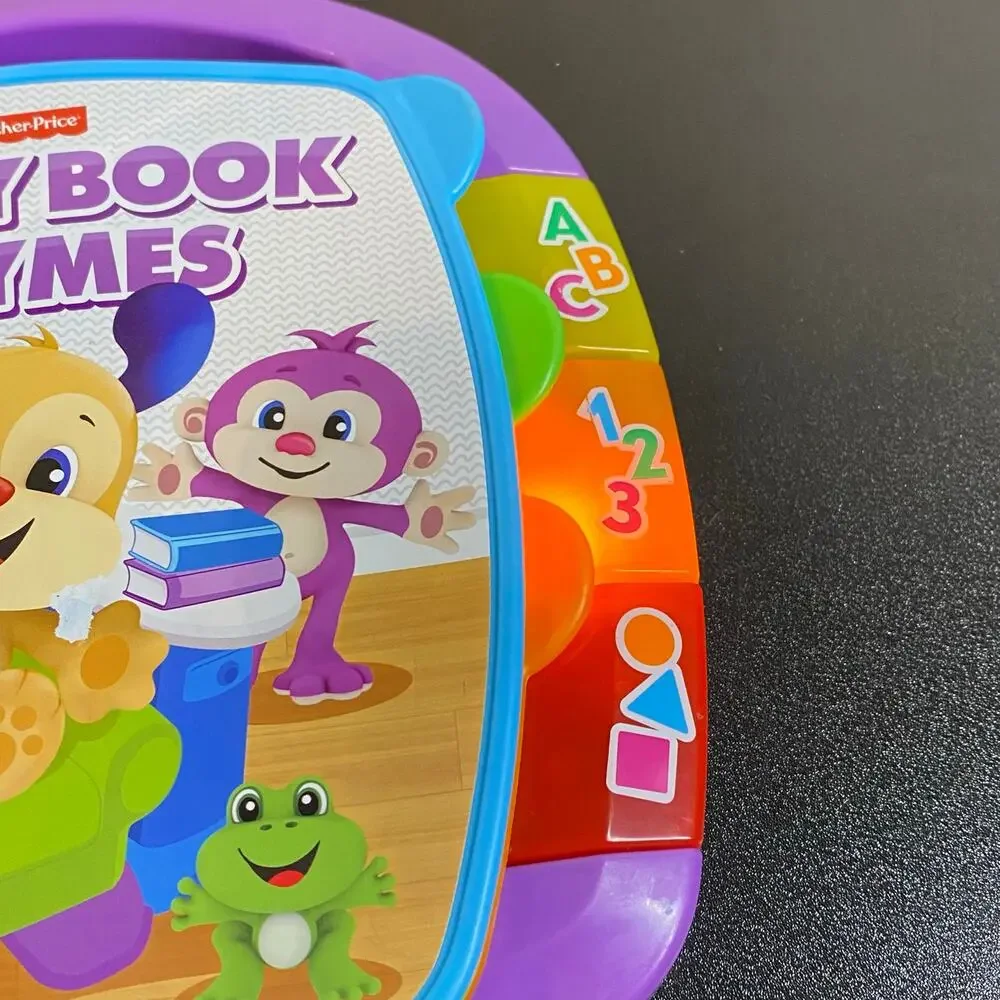 Fisher-Price Laugh & Learn Storybook Rhymes Musical Toy Book WORKS